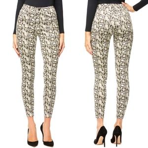 Good American Good Legs Snake Print Skinny…